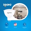 iGoto F10P20405 10Pack Foco LED MR16 GU5.3 5W 3000°K (luz
