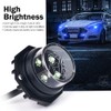 Xprite Blue LED Hideaway Strobe Police Lights Kit, 20 Flashing