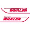 Vinyl Boston Whaler 13 Super Sport Resto Boat Decal Kit