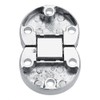 Folding Flip Top Hinge, 2Pcs Zinc Alloy Self-Supporting 180 Degree