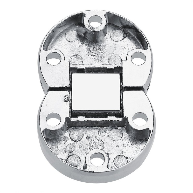 Folding Flip Top Hinge, 2Pcs Zinc Alloy Self-Supporting 180 Degree