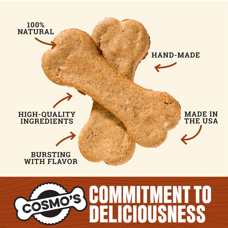 Cosmo's Snack Shack Peanut Butter Bakery Bone - All Natural