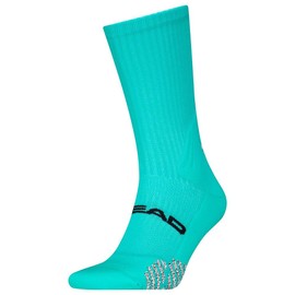 HEAD Unisex Padel Crew Sock (Pack of 1), aqua blue
