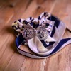 Ivory Navy Celtic Knot Wedding Handfasting Cord #Handfasting #Wedding