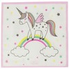 Pink Unicorn Theme Party Pack - Disposable Paper Plates, Cups,