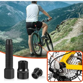 2X Kurbel Entferner Fahrrad Pedalabzieher Fahrrad Kurbelabzieher Fahrrad Kurbelgarnitur Kurbelarm Abzieher Kurbelscheibe Werkzeug Reparatur Wartung Entferner für Fahrräder Reparatur, aus Stahl