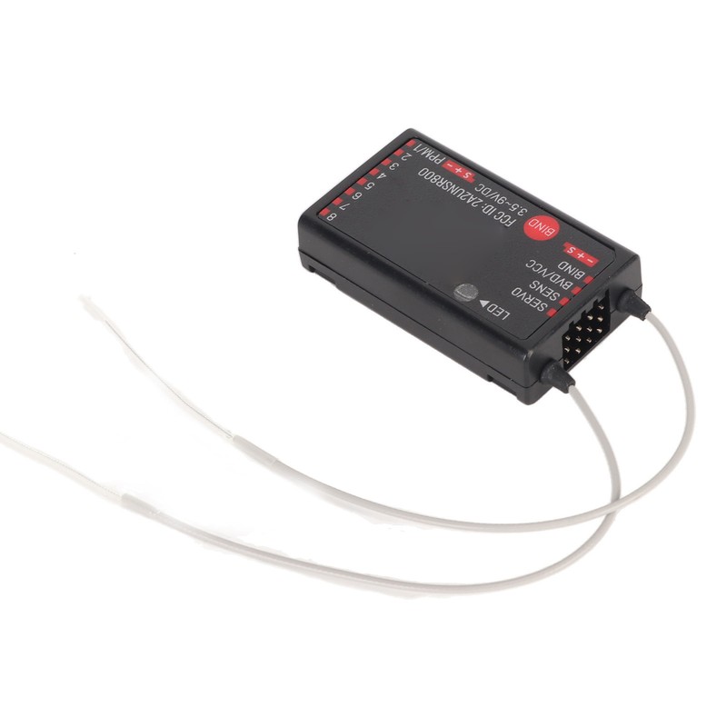 FS SR8 2.4GHz 8 Channel Receiver Double Antenna Bidirectional Receiver