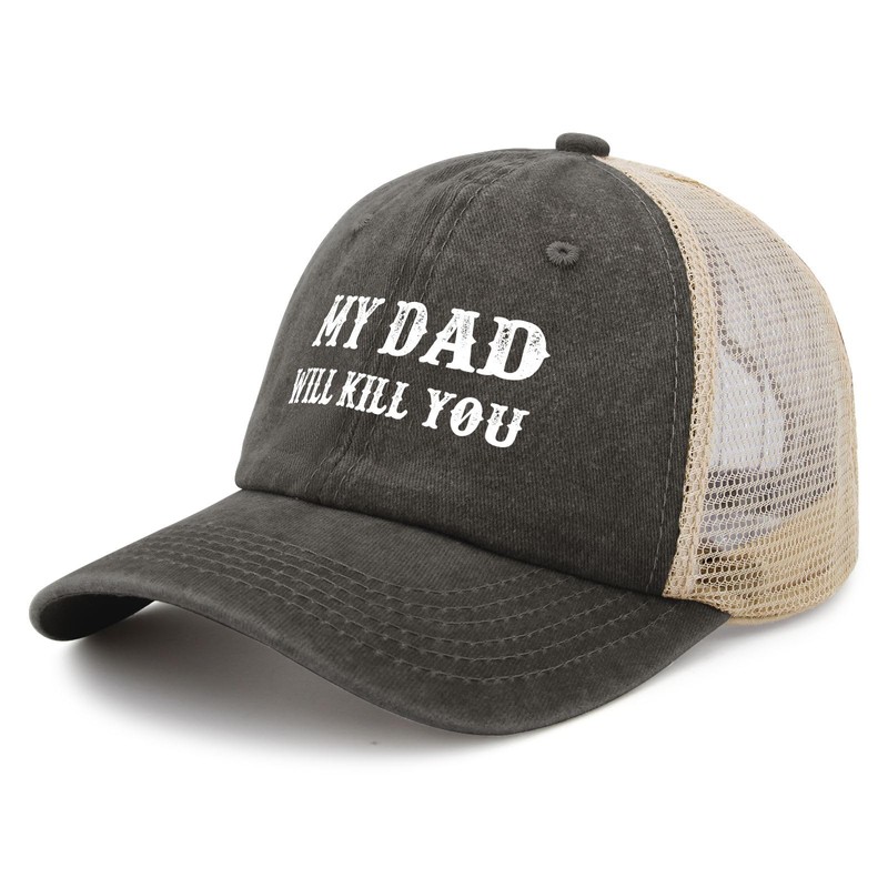 My Dads Will Kill You Baseball Hats Funny Caps for