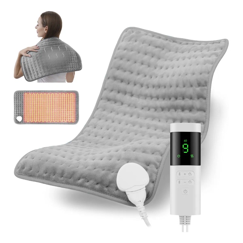 Compresa Caliente Eléctrica 9 Niveles Temperatura 60*30cm