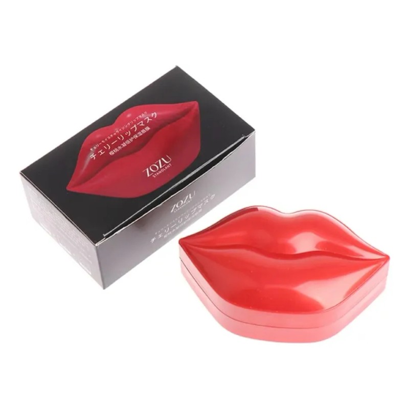 Frasco Con 20 Parches Labios Mascarilla Hidratante Colágeno Normal