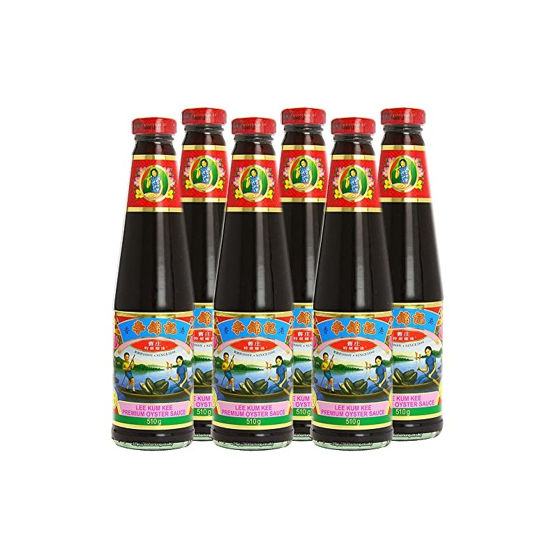 Lee Kum Kee Premium Oyster Sauce 510g (Pack of 6),