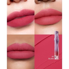 TIMEPHORIA Crema Labial Nebula Velvet, Acabado Mate Aterciopelado que No Reseca, Textura Cremosa Ligera y de Larga Duración, Alta Pigmentación, 03 Ela