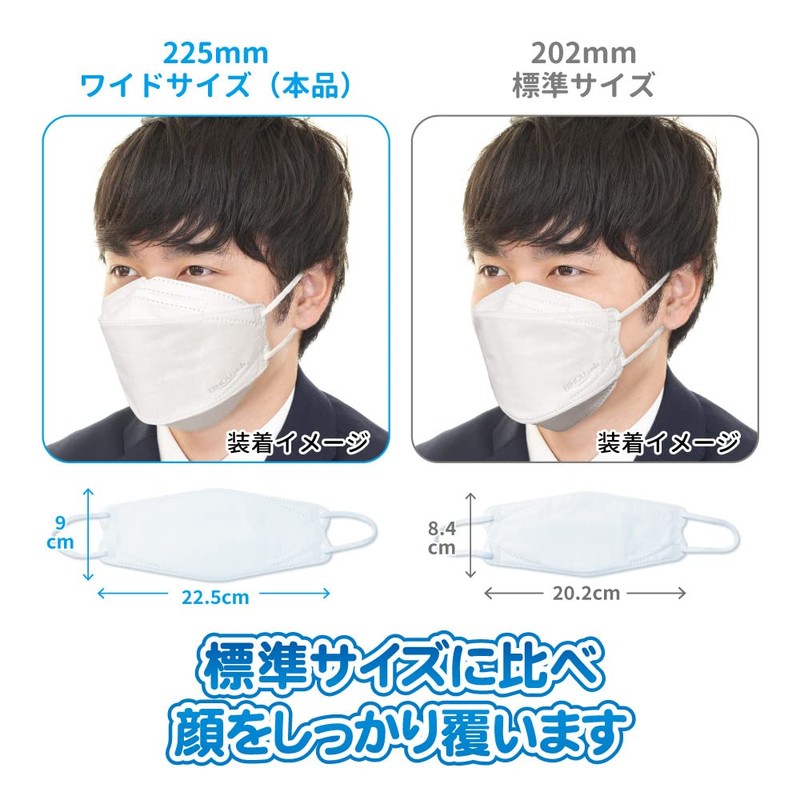 Biho Mask Made in Japan 4 Layer Construction, Double Uses