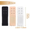 Hantoc 3 Pieces Bra Extender, Sof Bra Strap Extension Women's
