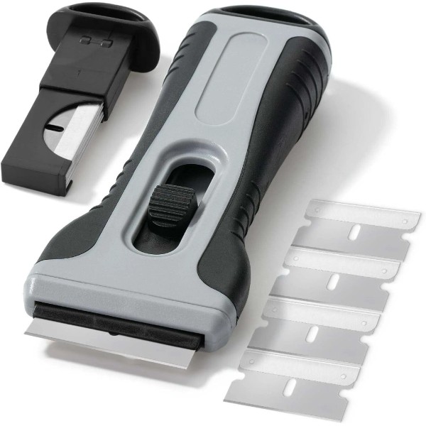 NoBrand Razor Blade Scraper, Scraper Set with 15 Extra Blades,