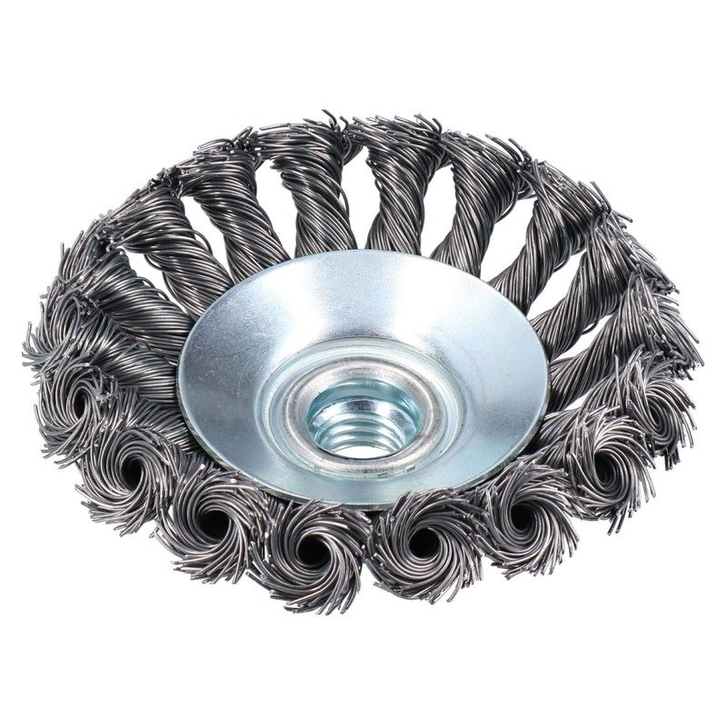 4 Pack Twist Knot Wire Brush/Wheel 115mm for Angle Grinder
