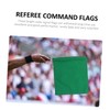 COOLHIYA 4pcs Referee Flag Flag Soccer Referee Flag Referee Flags