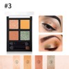 4 Colors Glitter Shining Long Lasting Eye Shadow Powder Makeup