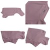Lovelonglong Ribbed Dog Pajamas Cotton Knitted Dog Jumpsuits 4 Legged
