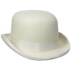 STACY ADAMS Men's Wool Derby Hat (Large, Ivory)