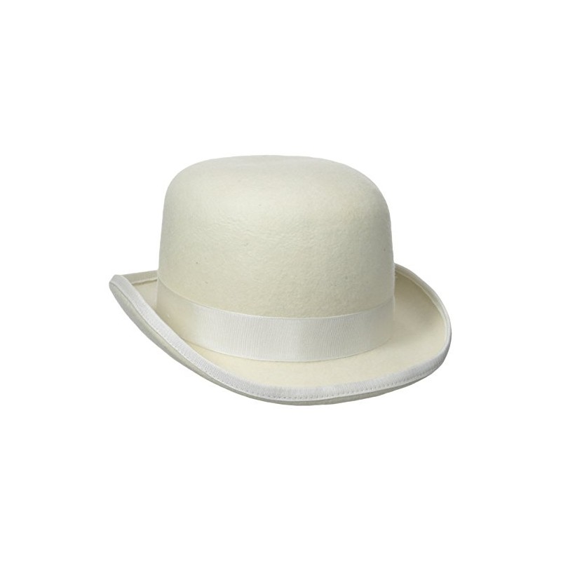 STACY ADAMS Men's Wool Derby Hat (Large, Ivory)