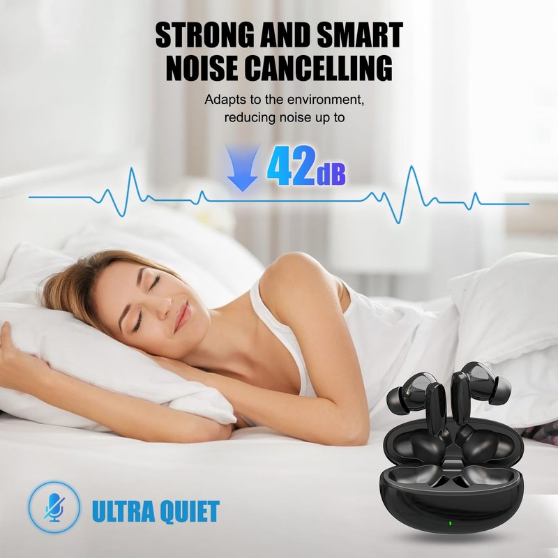 DAILINK Wireless Headphones, Bluetooth 5.2, HiFi Stereo, Natural Sound, Pocket