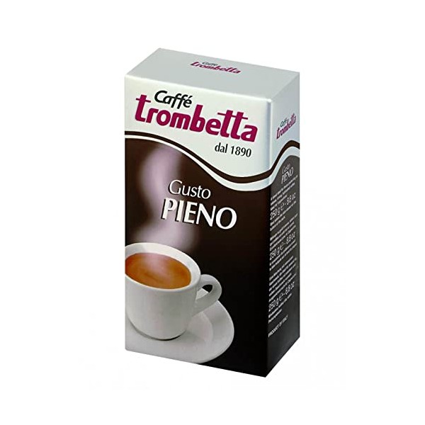 Trombetta Gusto Pieno Grinded Coffee, 1 Pound (Pack of 2)