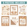 6 Boho Math Posters For Elementary School - Middle School