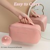 CCAIPU Travel Makeup Bag, Large Capacity Cosmetic Bags for Women