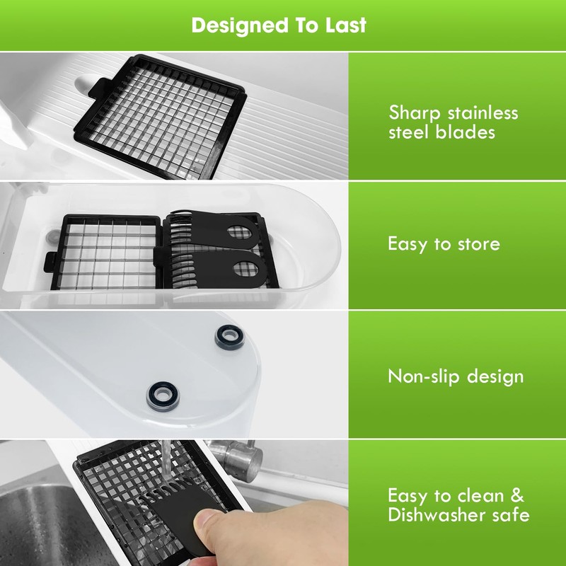 LHS Multifunctional Food Chopper - Onion, Vegetable Slicer Dicer Cutter,