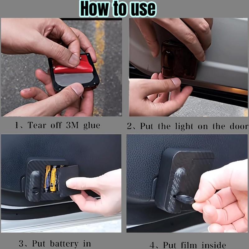 2pcs Door Marker Lights Concierge Projector Laser Welcome Lights Compatible
