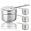 Kerafactum® Set of 4 Burning Containers Fuel Paste Fuel Paste