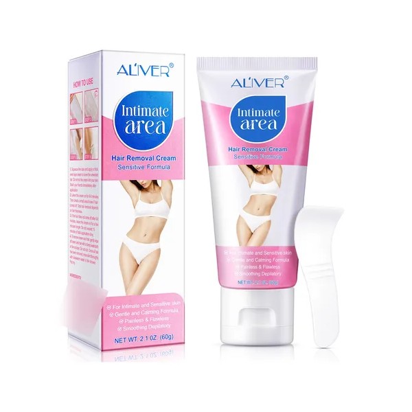 Crema Depilación Áreas Íntimas Zonas Sensible Sin Dolor