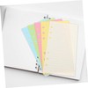 jojofuny 2 Sets Loose Leaf Paper Planner Refills with Grid
