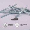 SKIR'CO (10 pcs) Hanger Bolts M6 x 80 mm, Double