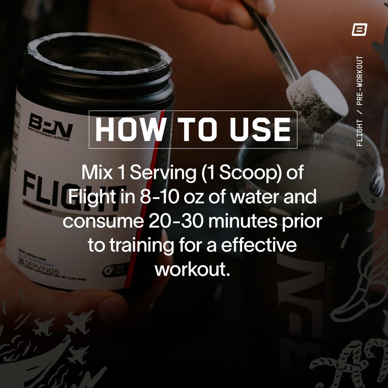 BARE PERFORMANCE NUTRITION Bare Performance Nutrition BPN Flight Pre Workout,