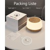 Bonsery Kids Night Light Touch, Rechargeable Bedside Lamp Stepless Dimmable,