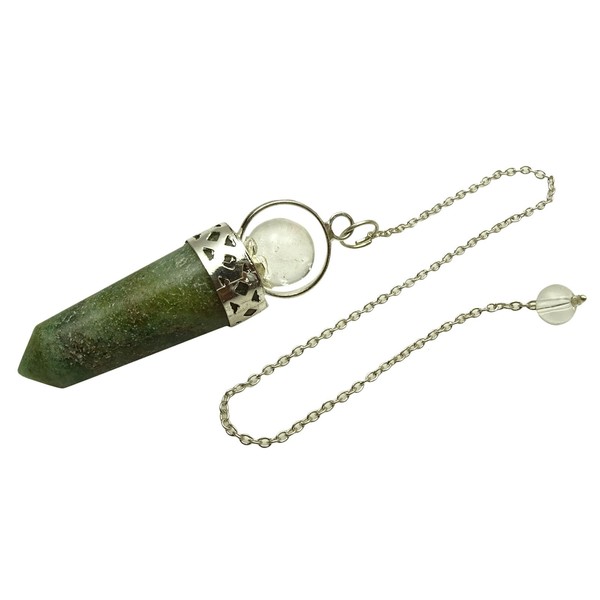 Harmonize Green Jade Ball Pendulum Beginner Energy Generator Reiki Healing Crystal