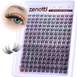 Wispy Lash Clusters Natural Eyelash Extensions Pestañas Postizas Naturales C Curly Individual Lashes 8-16mm DIY Lash Extension by zenotti