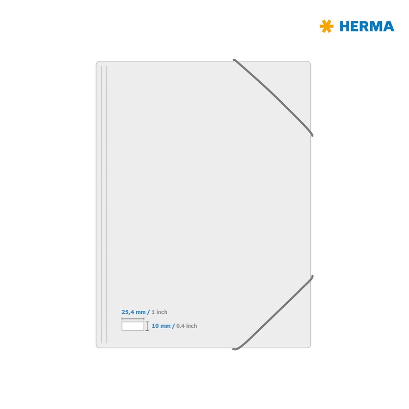 HERMA Movables Labels Multipurpose Repositionable 189 per Sheet 25.4x10mm White