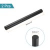 MECCANIXITY Black Round ABS Plastic Rods 1-inch Diameter and 12-inch