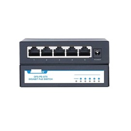 ZOZ03Y0 1000M GIGABIT POE Switch 5 Ports PoE 48V 15W 30W 802.3af 802.3at Ethernet hub Splitter Active Ethernet for CCTV Cameras(EU Plug)