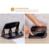 Bostitch Office EZ Squeeze 40 Sheet 3-Hole Punch, Heavy Duty,
