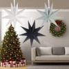 NINU 3 Pieces 3D 30cm Large Paper Star Hanging Star