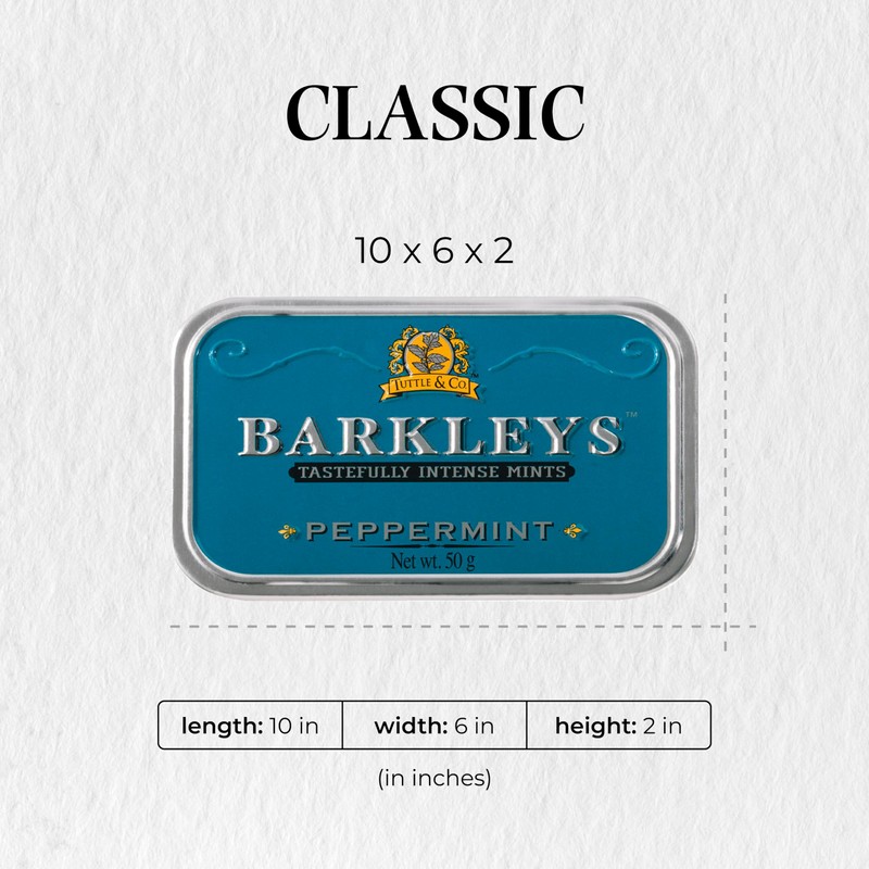 Barkleys Peppermint Tin 50g