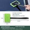 Lecctso Windshield Cleaner, Window Cleaner Tool, Microfiber Window Cleaning Tool