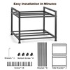 MAYJOY Desktop 3D Printer Filament Storage Rack, 2-Tier Metal