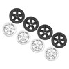 4Pcs Luggage Swivel Wheels Lightweight Flame Retardant Heat Insulation Suitcase