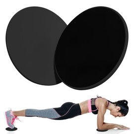 Core Sliders Dual Sided Gliding Discs 2 Pcs, Core Sliding Discs Exercise Slider Ultimate Core Trainer Gym Home Abdominal Total Body Workout Equipment Strength Glider Use on All Surfaces for Women Men