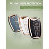 ontto TPU Car Key fob Cover Fit for Hyundai Grand